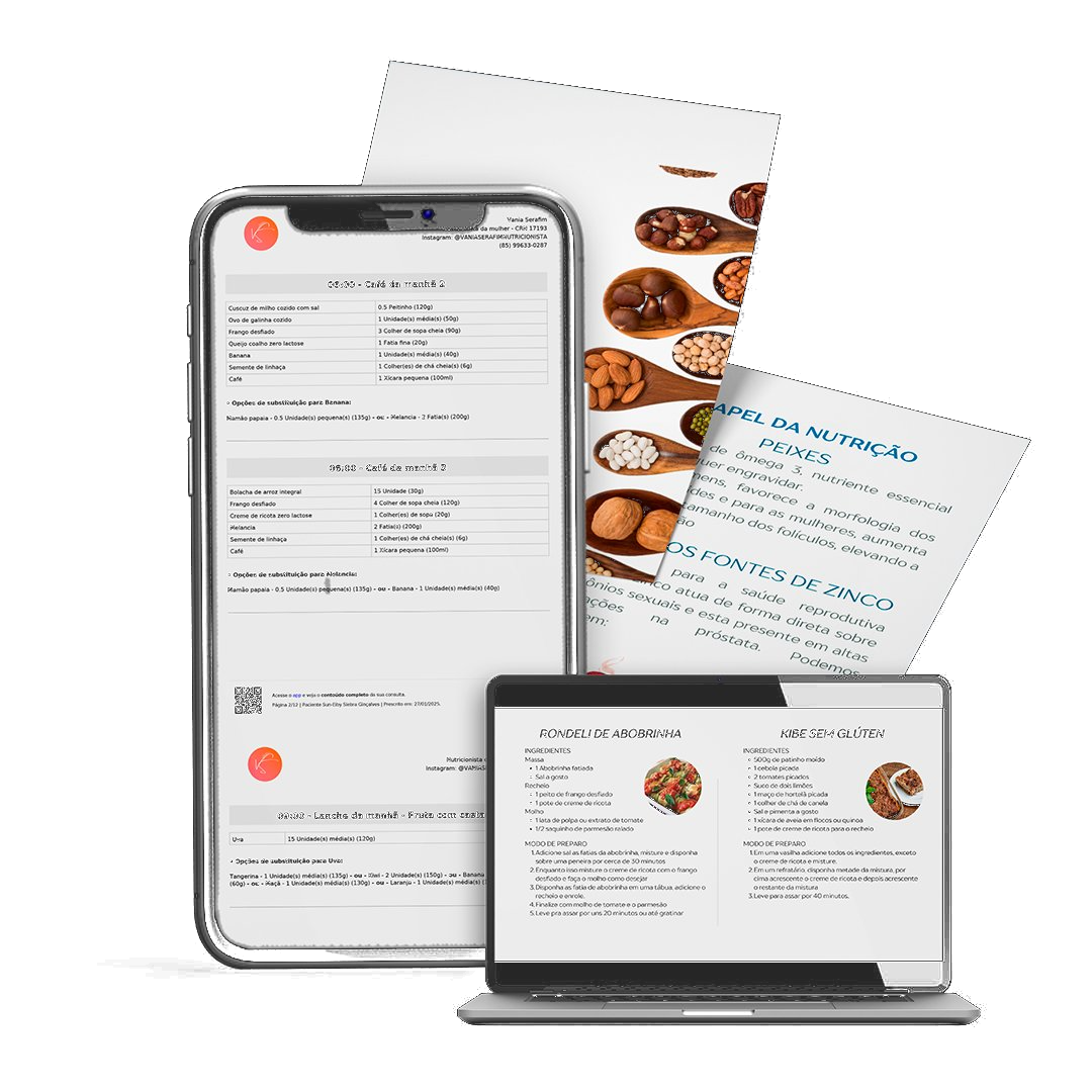 Kit de Protocolos Clínicos — cardápios, fórmulas e prescrições